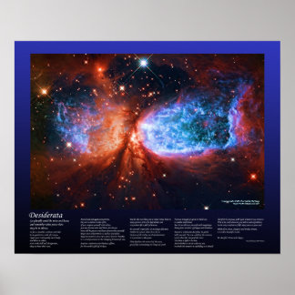 Desiderata - Star Birth in Cygnus, The Swan Poster
