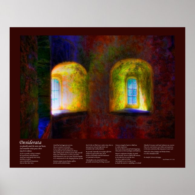 Desiderata - The Room In My Mind... Poster (Front)