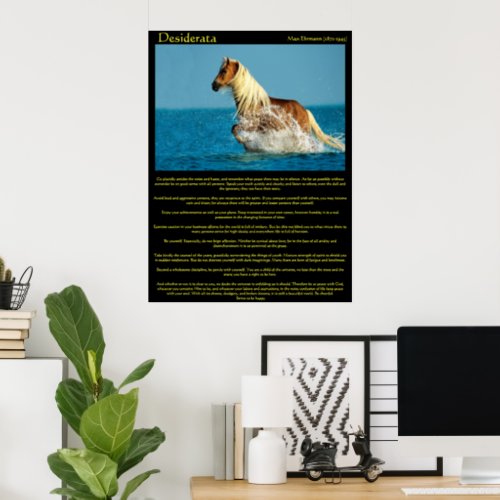 Desiderata Water Horse Posters