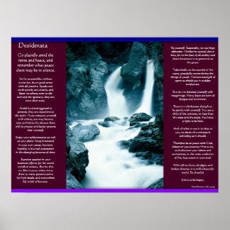 DESIDERATA Waterfalls Posters 11