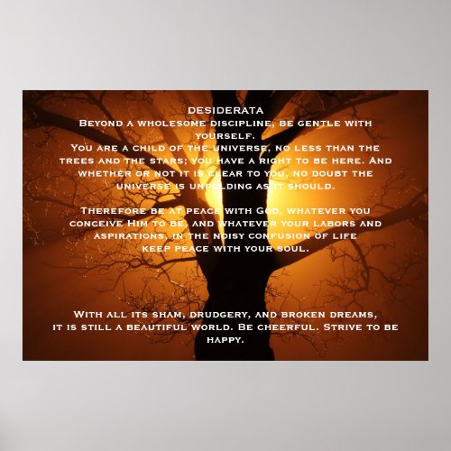 DESIDERATA Willow Tree Posters