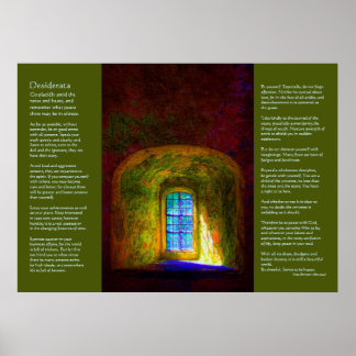 Desiderata - Wishing Window Poster