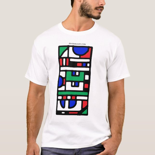 Design 006 Red, Green, Blue T-Shirt (Front)