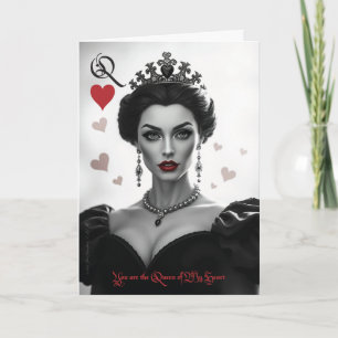 Design 02 Queen of My Heart Valentine Card