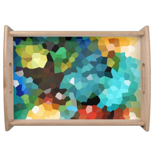 Design 114 Colorful Mosaic Serving Tray