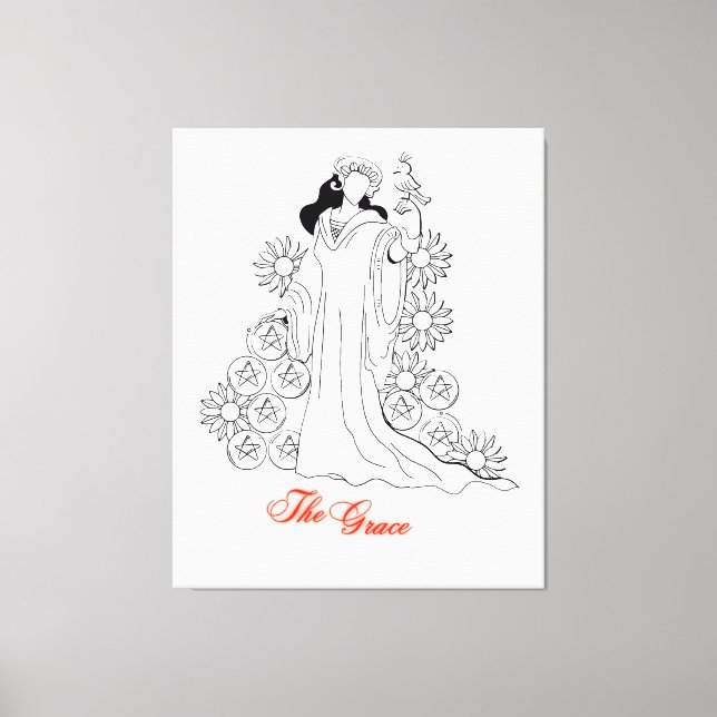 Design 817 canvas print (Front)