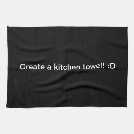 Design A Black Kitchen Towel
