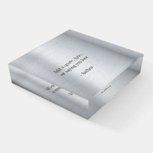 Design a Custom Quote Paperweight