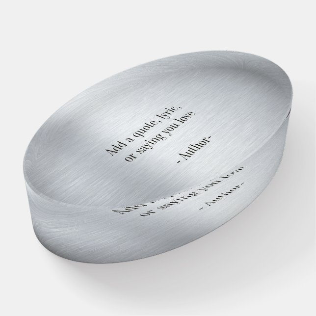 Design a Custom Quote Paperweight (Angled)