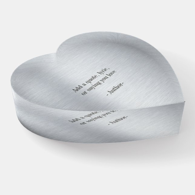 Design a Custom Quote Paperweight (Angled)