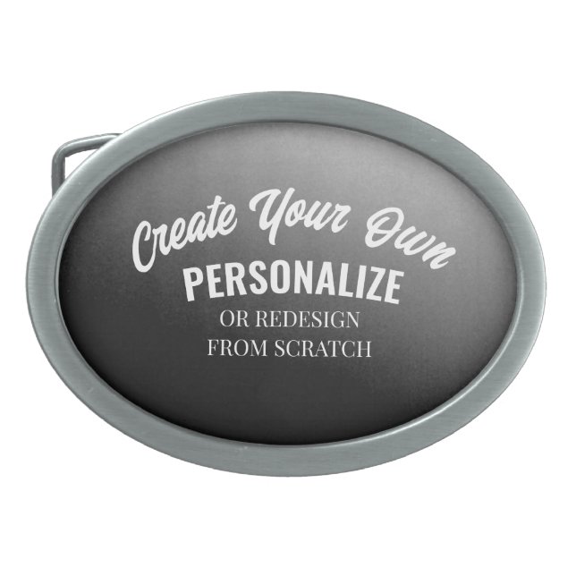 Design a Fully Customized Belt Buckle (Front)