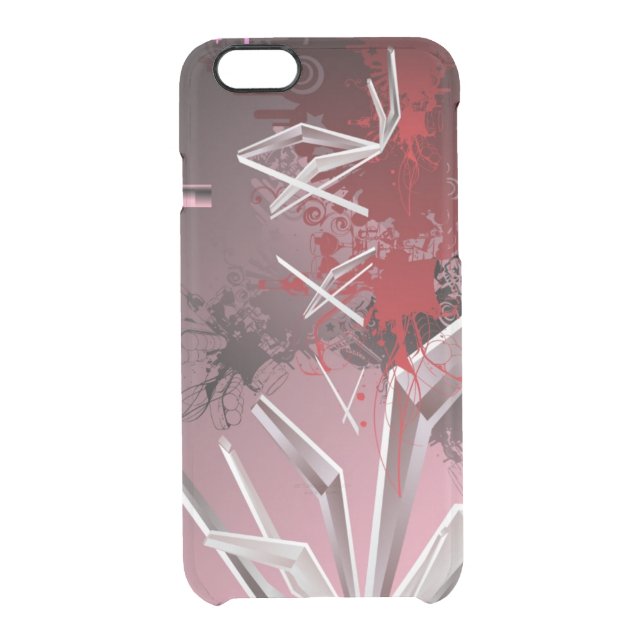 Design Backgrounds Uncommon iPhone Case (Back)