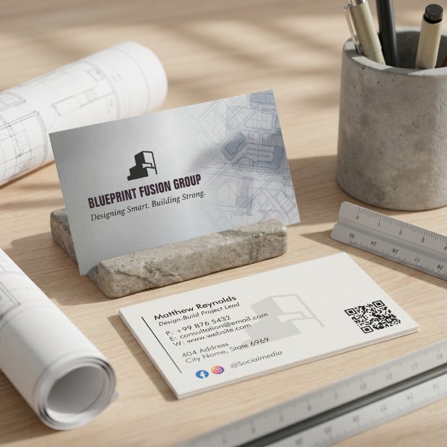 Design-Build Firms Business | Grey Minimalist Card (Creator Uploaded)