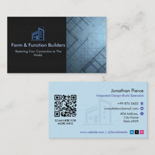 Design-Build Firms Business   Sealight Minimalist Business Card
