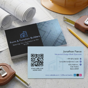 Design-Build Firms Business   Sealight Minimalist Card