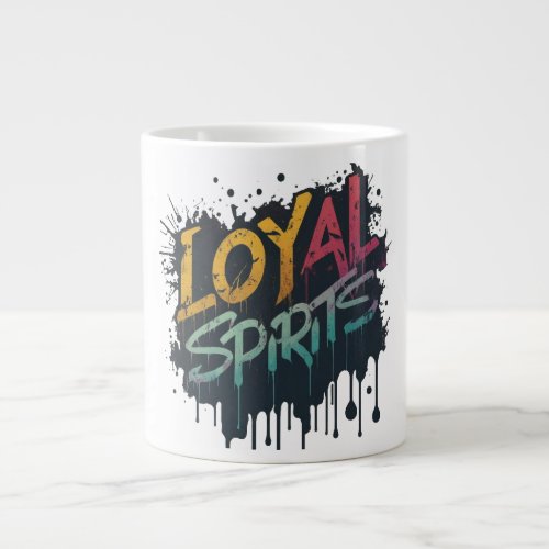 Design coffe mug printed with loyal spirits