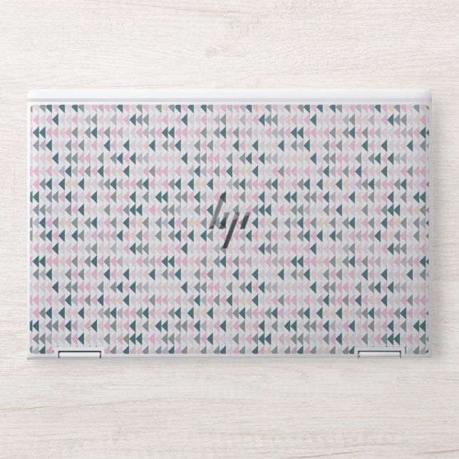 Design Colorful Watercolor Print Pattern HP Laptop Skin (Front)