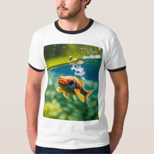  design concept for a T_shirt where a drop of 