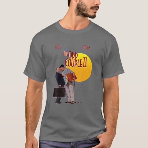Design Couple Two Man Talking Poster Odds Comedy M T_Shirt