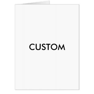 Design Custom Customizable Template Blank Card