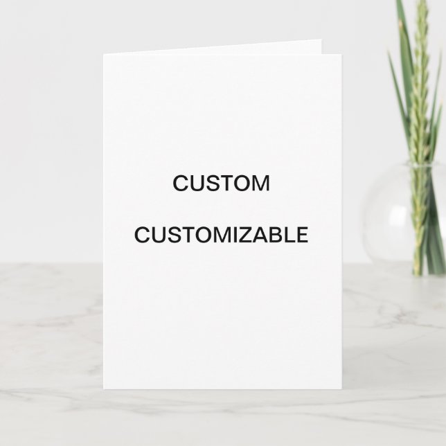 Design Custom Customize Blank Card (Front)