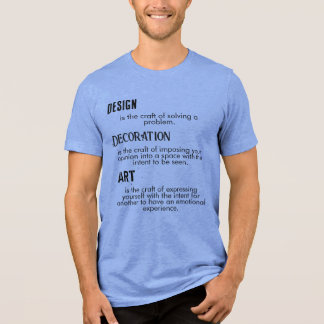 Design, Decoration, and Art Tri-Blend Shirt