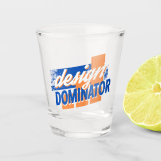Design Dominator Distressed Design Shot Glass