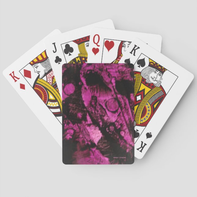 DESIGN ENCRE ROSE POKER CARDS (Back)