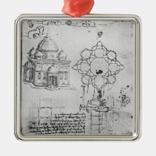 Design for a church, fol. 4r metal ornament