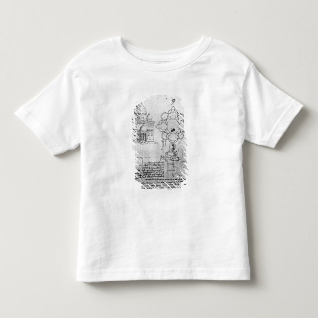 Design for a church, fol. 4r toddler t-shirt (Front)