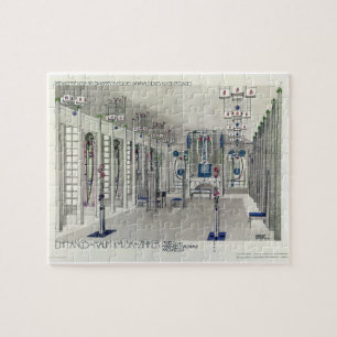 Design for a Music Room with panels by Margaret Ma Jigsaw Puzzle