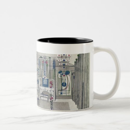 Design for a Music Room with panels by Margaret Ma Two_Tone Coffee Mug