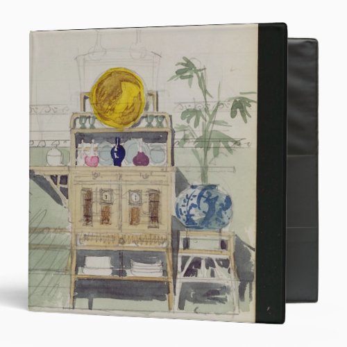Design for a Sideboard c1860s_70s wc  pencil Binder