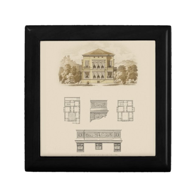 Design for an Estate with Interior Plans Gift Box (Front)