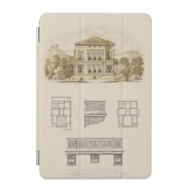 Design for an Estate with Interior Plans iPad Mini Cover (Front)