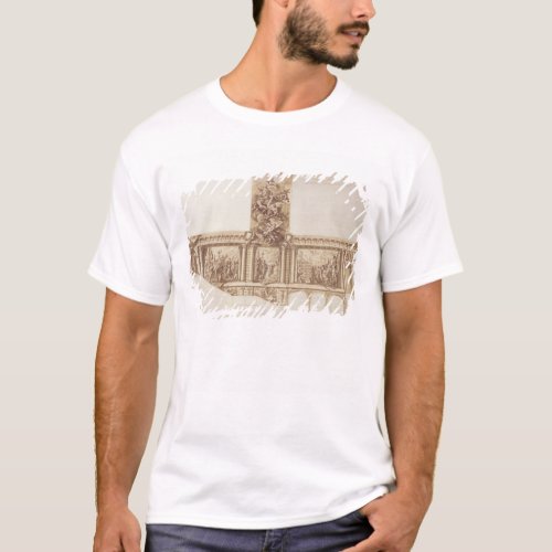 Design for Ceiling Walls and Staircase pen brown T_Shirt