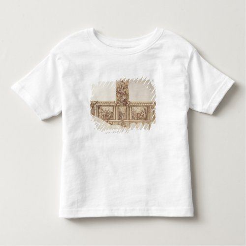 Design for Ceiling Walls and Staircase pen brown Toddler T_shirt