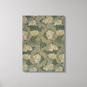 Design for 'Lea' wallpaper, 1885 Canvas Print