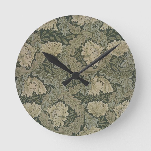 Design for 'Lea' wallpaper, 1885 Round Clock (Front)