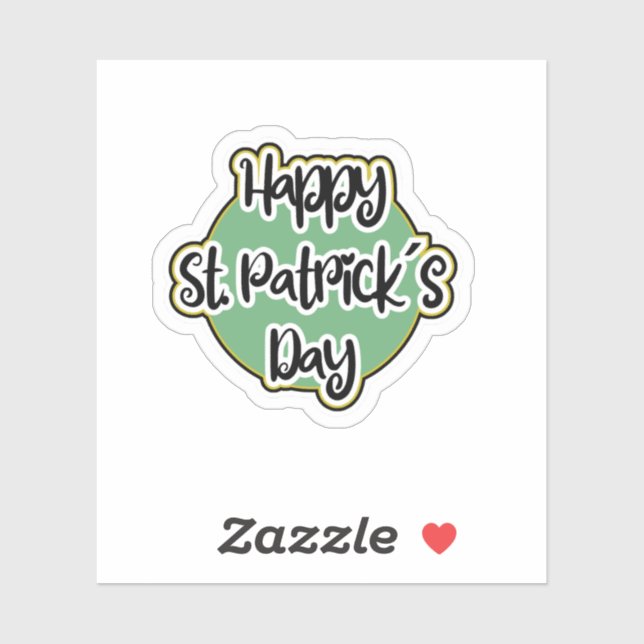 Design for St. Patrick's Day. Sticker (Sheet)