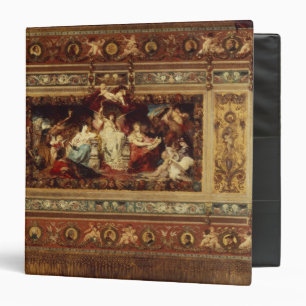 Design for the curtain at the Dresden opera 3 Ring Binder