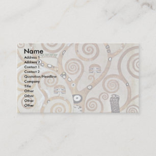 Design For The Frieze At The Palais Stoclet Business Card