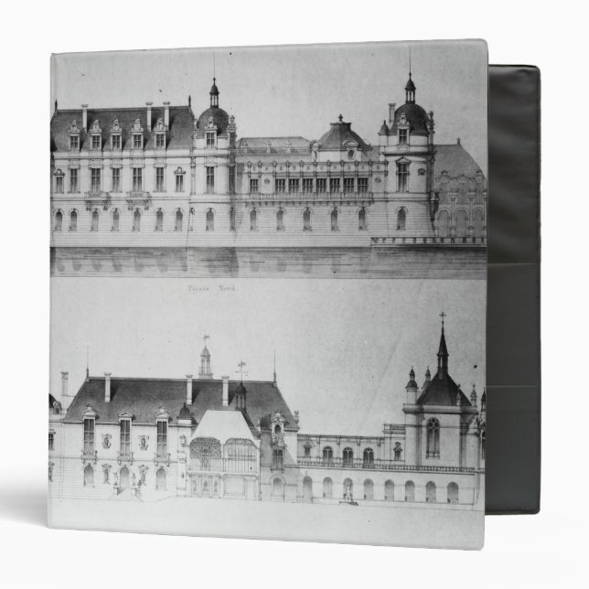 Design for the reconstruction of the north facade binder (Front/Inside)