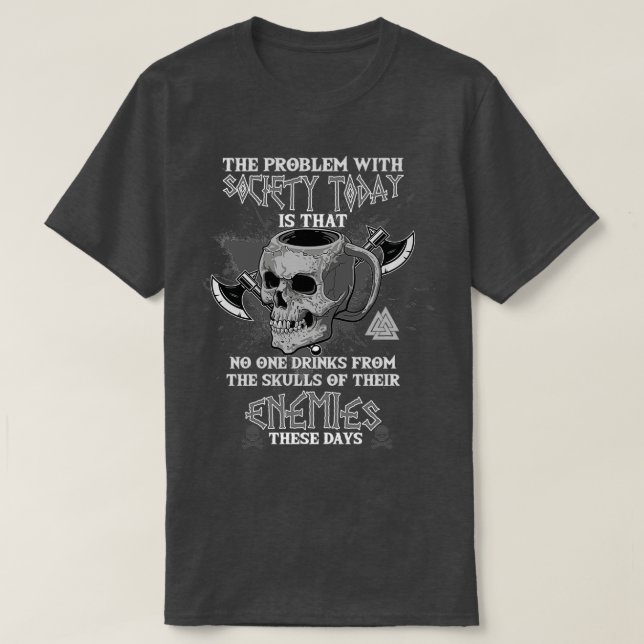 Design For Viking culture Celtic And Germanic Fans T-Shirt (Design Front)