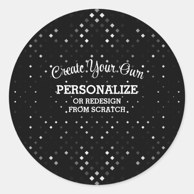 Design From Scratch - Classic Round Sticker (Front)