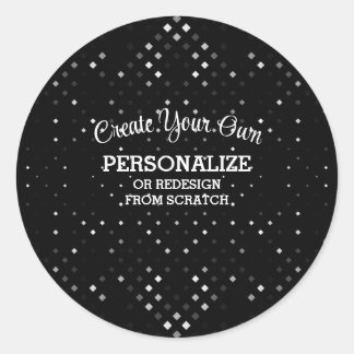 Design From Scratch - Classic Round Sticker
