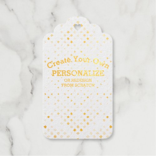 Design From Scratch _ Foil Gift Tags