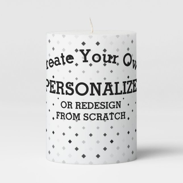 Design From Scratch - Pillar Candle (Front)