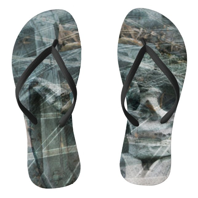 design Gothic Flip Flops (Footbed)