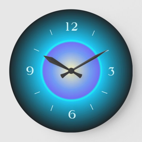 Design GreenAquaPurpleWall Clock